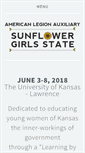 Mobile Screenshot of ksgirlsstate.org