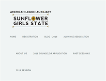 Tablet Screenshot of ksgirlsstate.org
